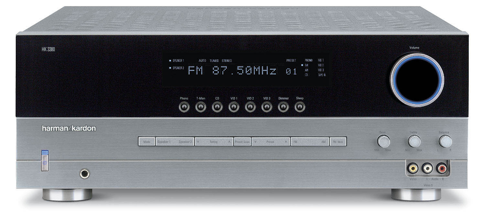 HK 3380 - Black - Stereo Receiver (80 watts x 2) - Hero